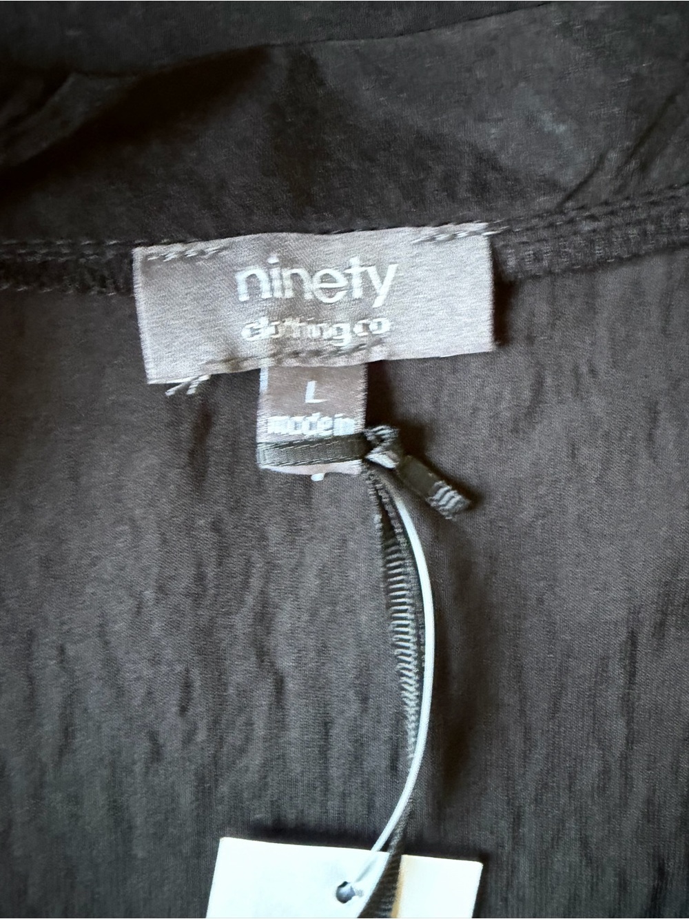 Ninety Black V-Neck Sleeveless Camisole - Picture 2 of 5